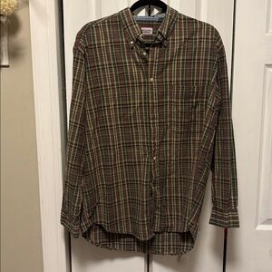 Bugle Boy VINTAGE  Plaid Button Down Shirt